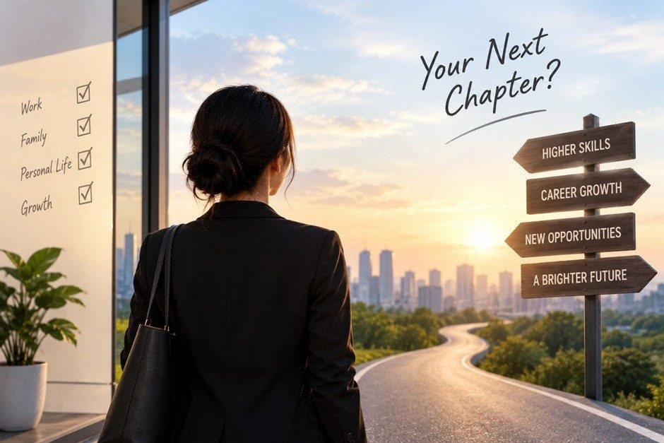 Working professional advancing career with GAMI's online master's degree in Singapore - balance job and studiesÂ